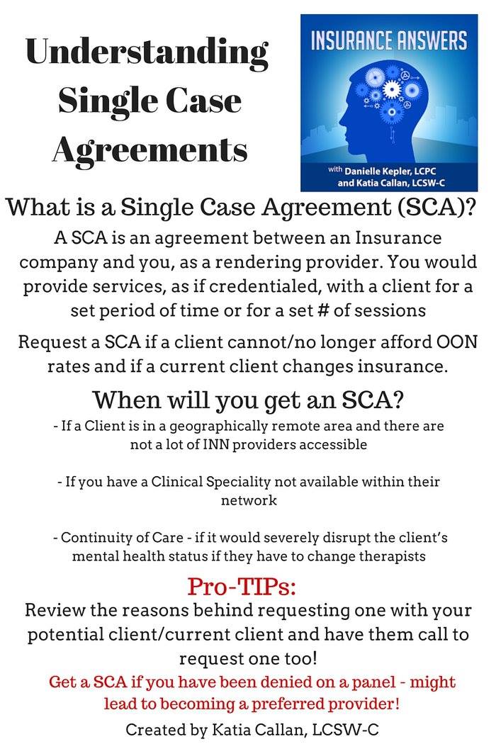 Episode 10 Understanding Single Case Agreements Be Your Own Biller Empowering Clinicians