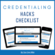 credentialing hacks checklist
